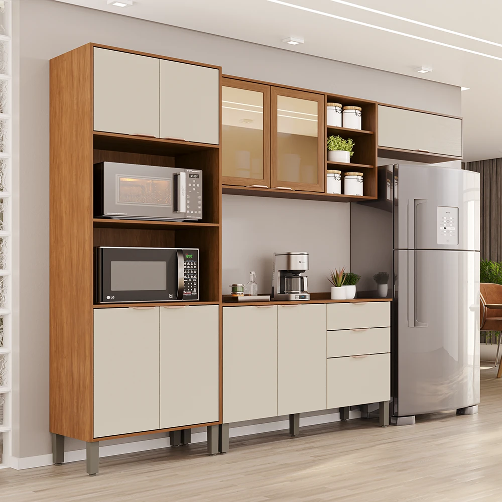 Cozinha Modulada Porta Reflecta Flora
